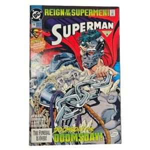 DC Superman Doomsday for Doomsday #78 1993 Comic Book Jurgens Breeding
